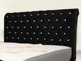 Swan Sleigh Chesterfield Upholstered Bed