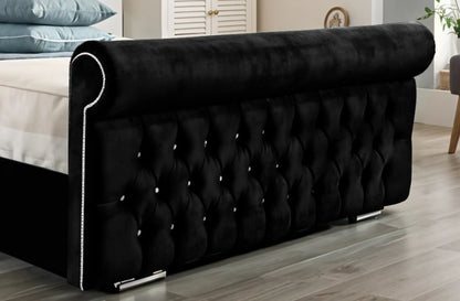 Arcade Sleigh Upholstered Bed