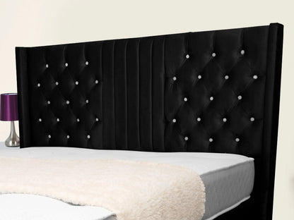 Middleton Winged Upholstered Bed