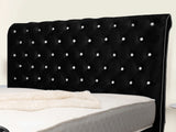 Swan Sleigh Chesterfield Upholstered Bed
