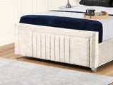 Cannas upholstered bed