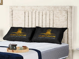 Cannas upholstered bed
