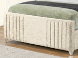 Elise lined winged Upholstered Bed