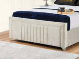 Cannas upholstered bed
