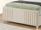 Elise lined winged Upholstered Bed