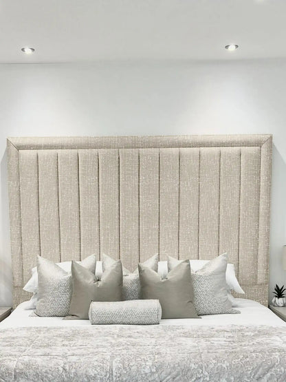 Hampton panel upholstered bed
