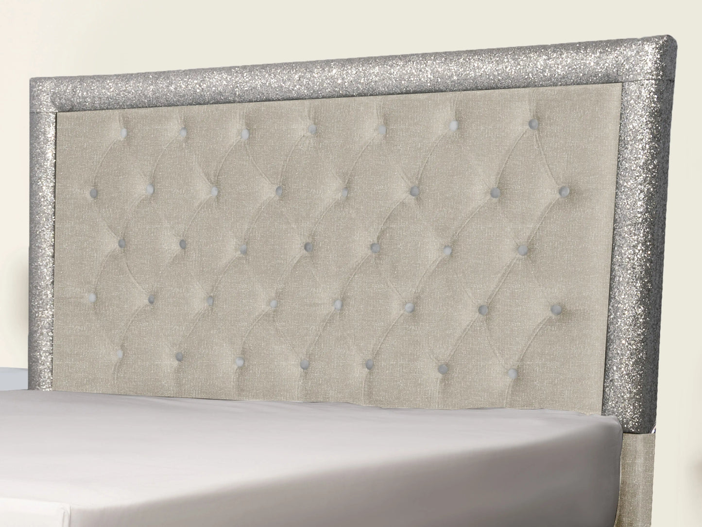 Glitz Lunar Upholstered Bed