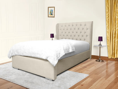 Miri Winged Upholstered Bed