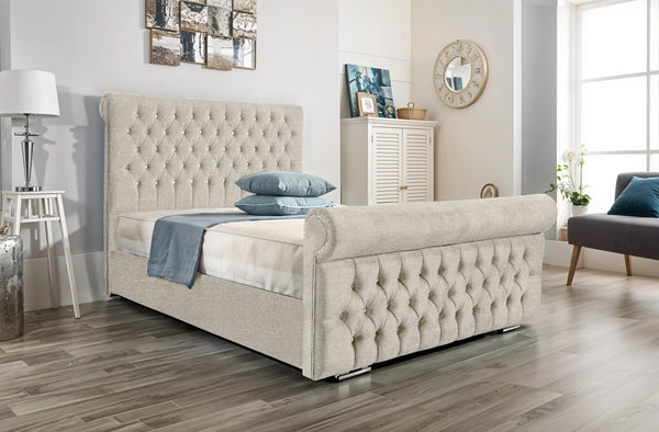 Arcade Sleigh Upholstered Bed