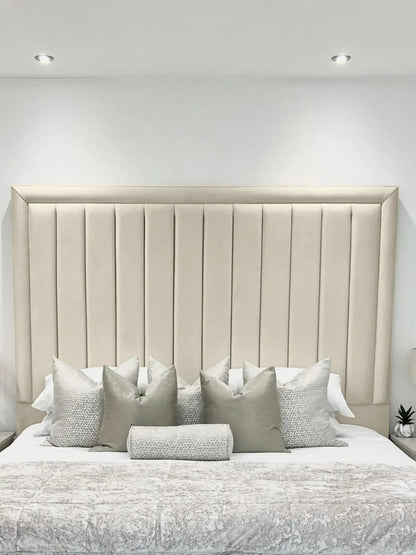 Hampton panel upholstered bed