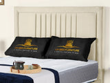 Cannas upholstered bed