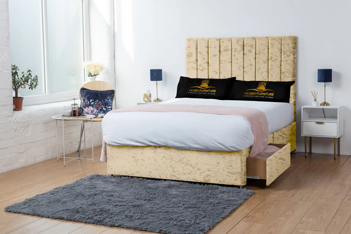 Amelia Lined Divan Bed