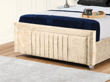 Cannas upholstered bed