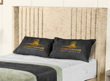Elise lined winged Upholstered Bed