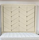 Indulgence Border Upholstered Bed
