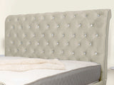 Swan Sleigh Chesterfield Upholstered Bed