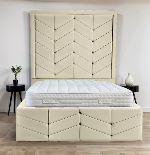 Indulgence Border Upholstered Bed