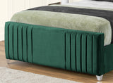 Elise lined winged Upholstered Bed