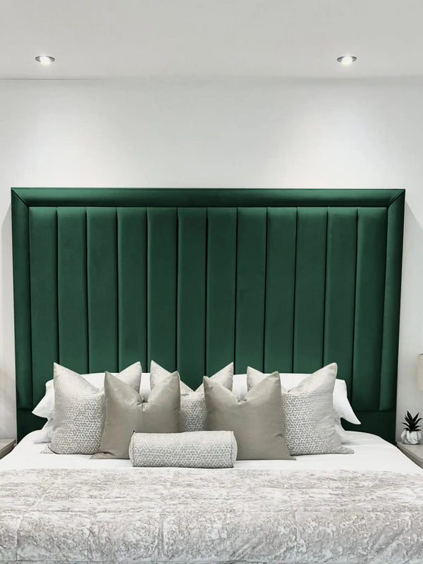 Hampton panel upholstered bed