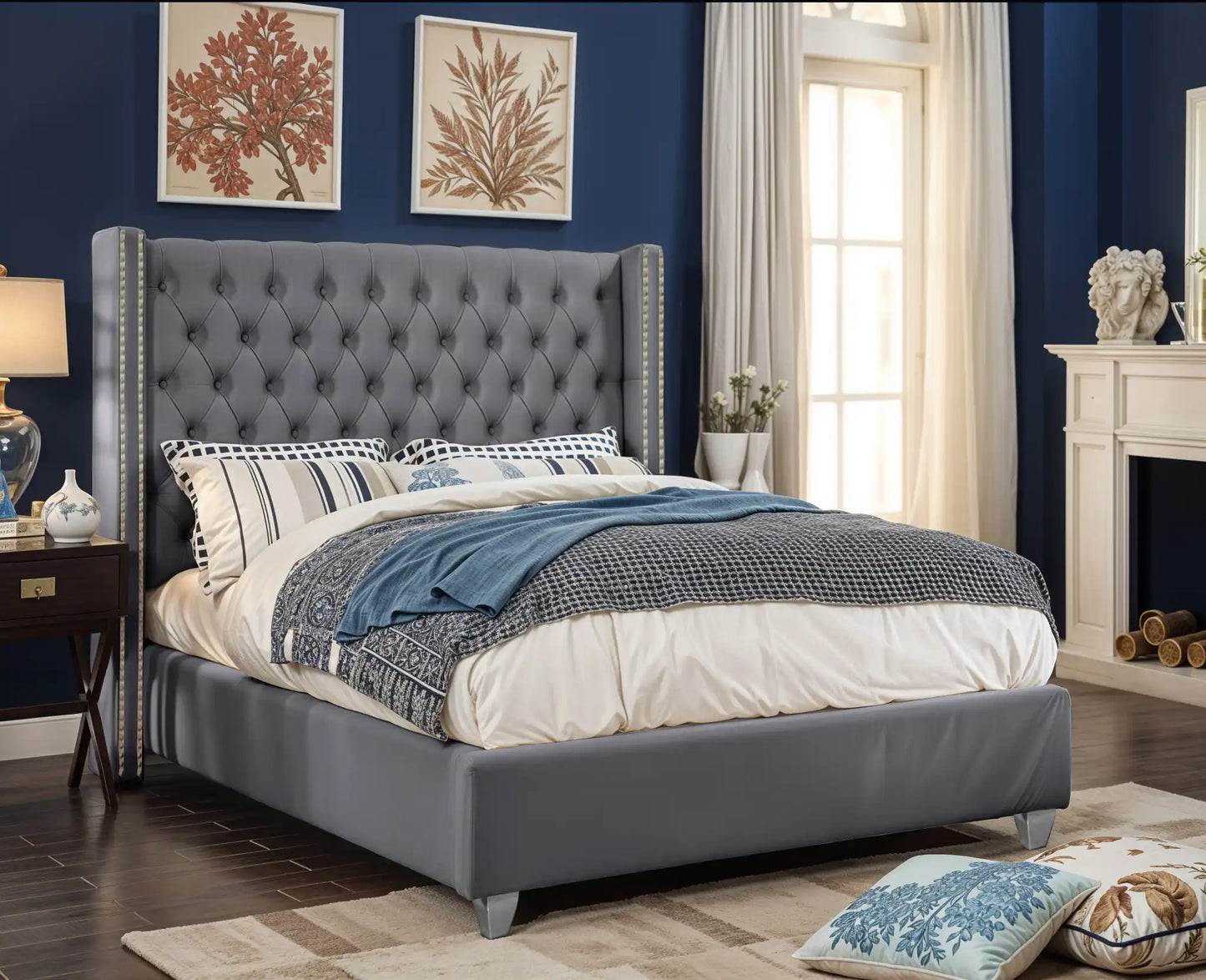 Designed Upholstered Bed