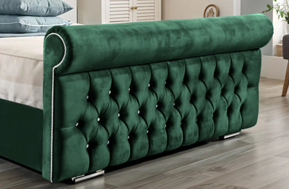 Arcade Sleigh Upholstered Bed