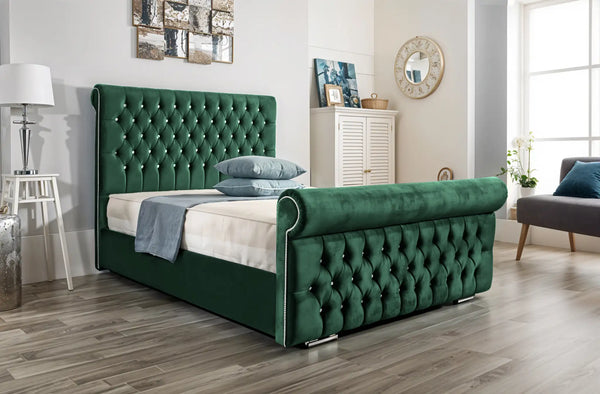 Arcade Sleigh Upholstered Bed