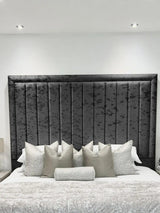 Hampton panel upholstered bed