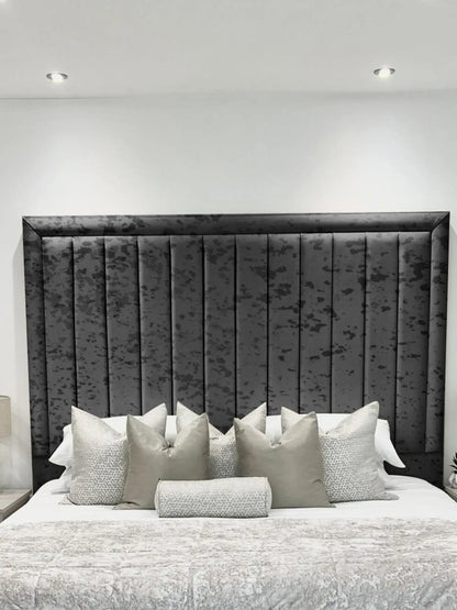 Hampton panel upholstered bed