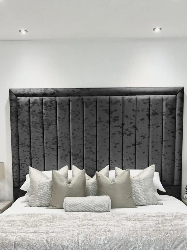 Hampton panel upholstered bed
