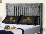 Cannas upholstered bed