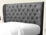 Miri Winged Upholstered Bed