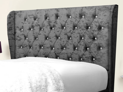 Miri Winged Upholstered Bed