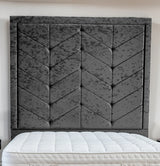 Indulgence Border Upholstered Bed