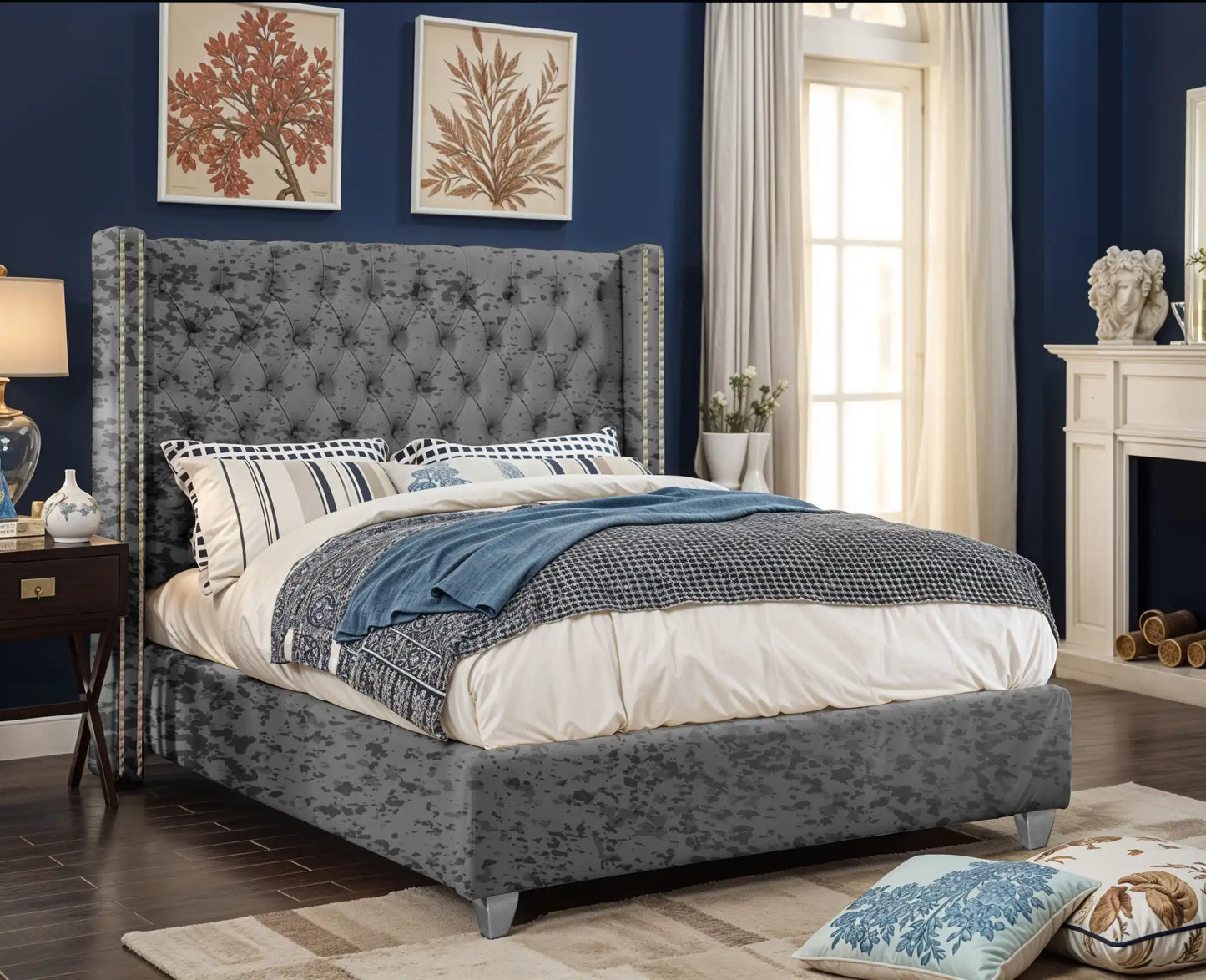 Designed Upholstered Bed