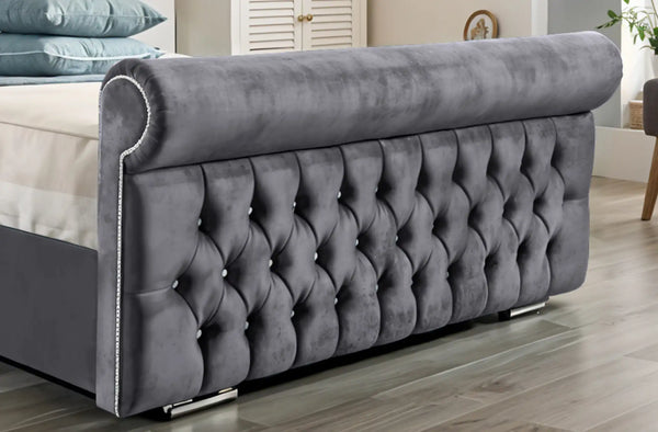Arcade Sleigh Upholstered Bed