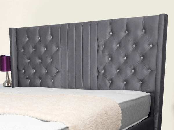 Middleton Winged Upholstered Bed