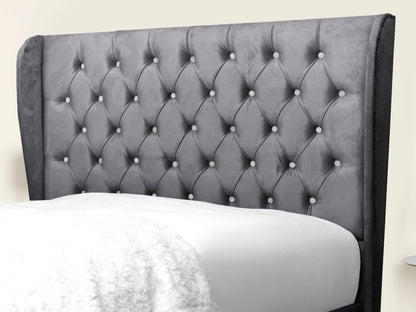 Miri Winged Upholstered Bed