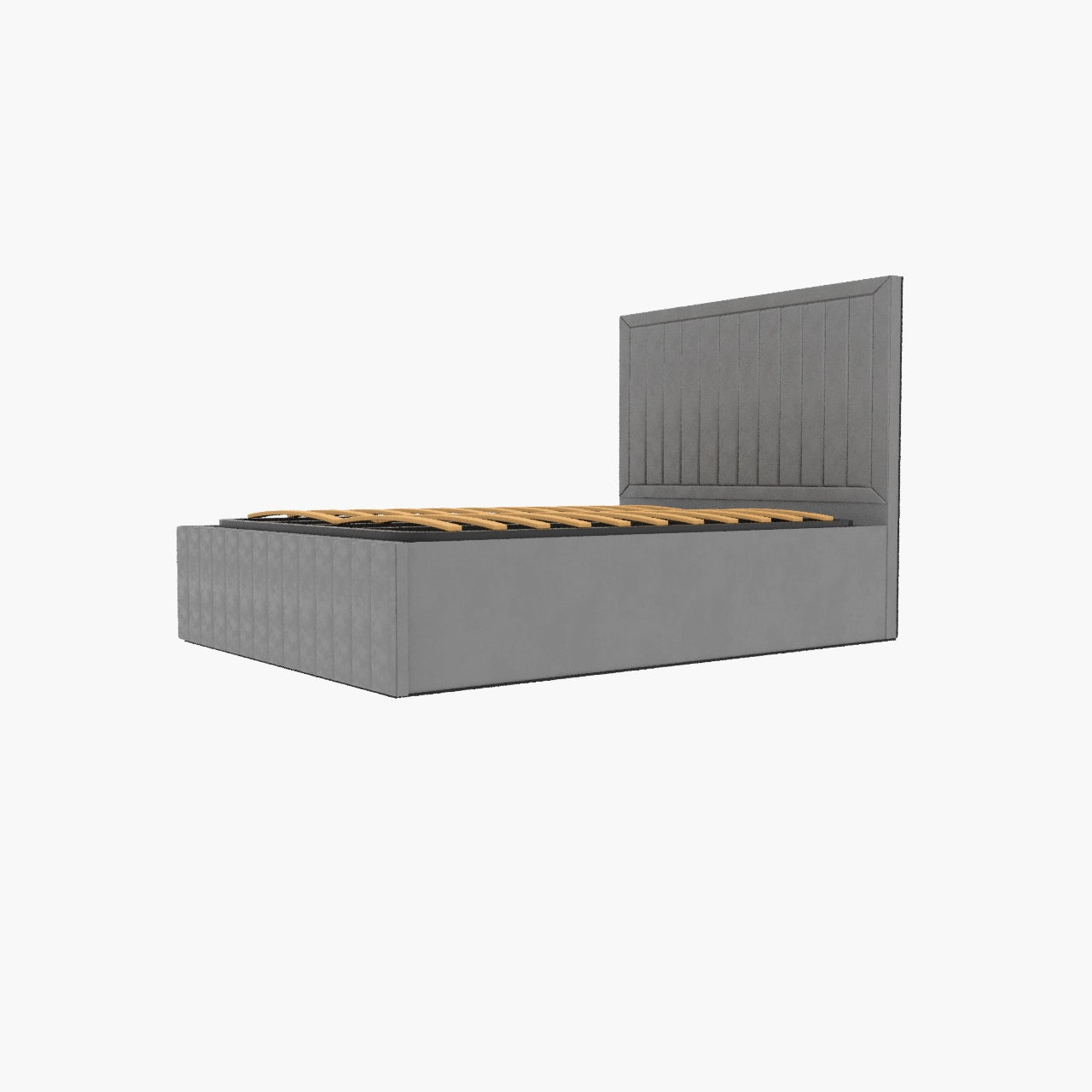 Hampton panel upholstered bed