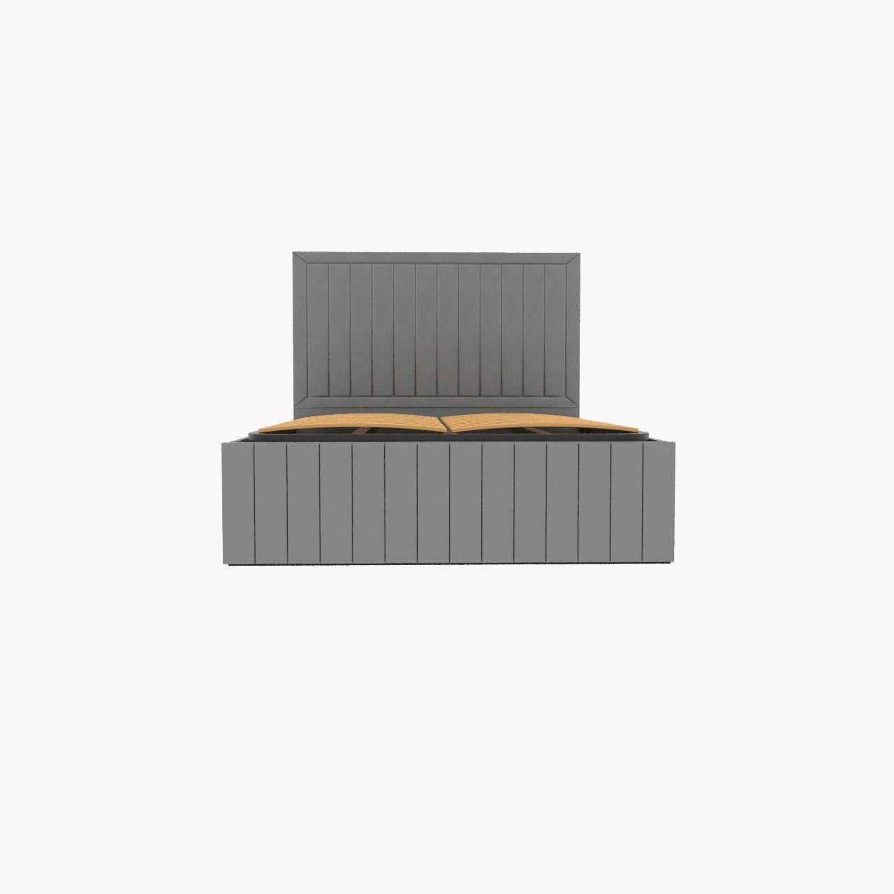 Hampton panel upholstered bed