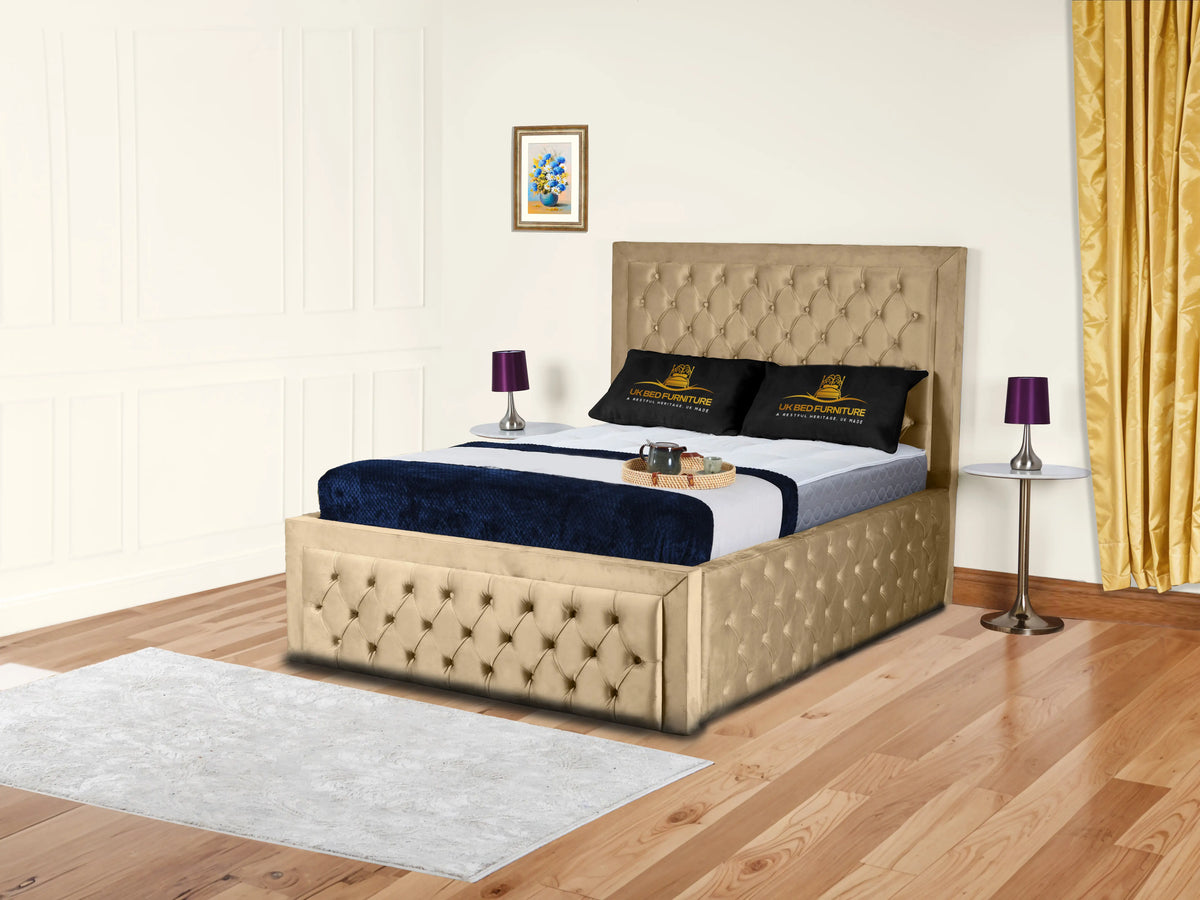 Keyin Bed Kiya Upholstered Bed – ukbedfurniture