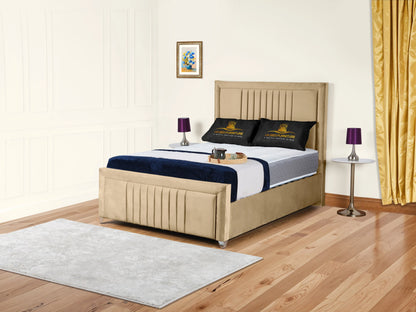 Cannas upholstered bed