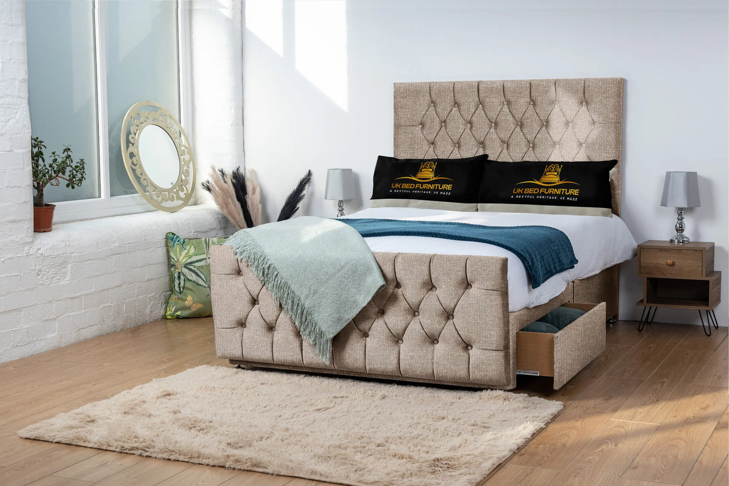 Jublie Chesterfield Divan Bed