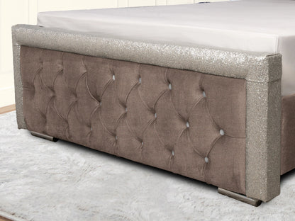 Glitz Lunar Upholstered Bed