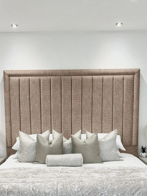 Hampton panel upholstered bed