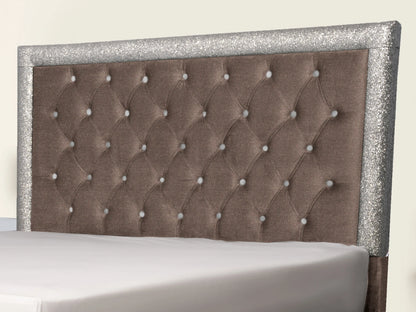 Glitz Lunar Upholstered Bed