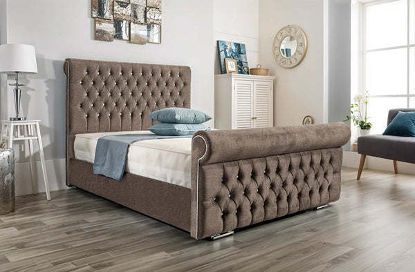 Arcade Sleigh Upholstered Bed