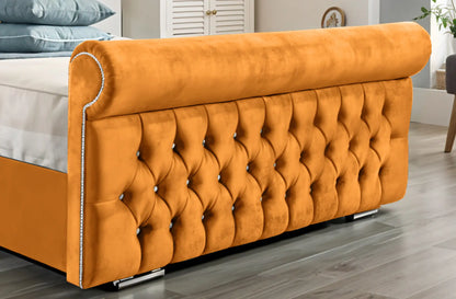 Arcade Sleigh Upholstered Bed