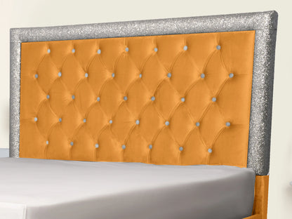 Glitz Lunar Upholstered Bed
