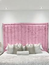 Hampton panel upholstered bed