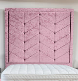 Indulgence Border Upholstered Bed